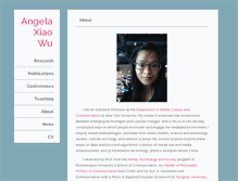 Tablet Screenshot of angelaxiaowu.com